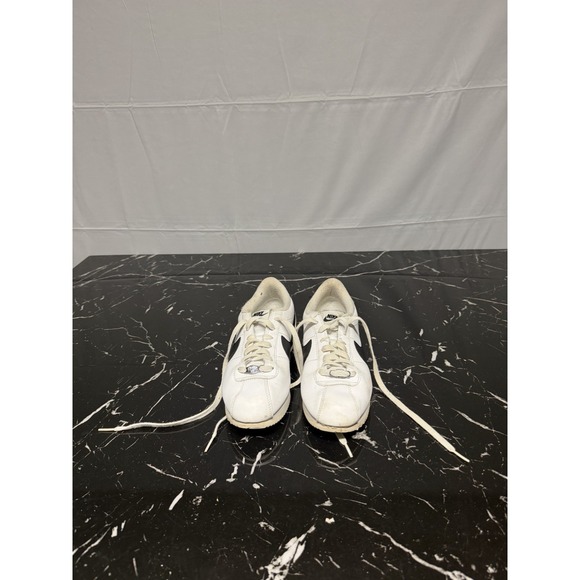 Nike Other - Nike Cortez Men Size 9.5 Basic Leather White Black / Sneakers 819719-100